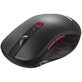 VicTsing 2nd 2.4G Optical Mobile Wireless Mouse with Nano USB Receiver,Ergonomic Mouse,5 Adjustable DPI Levels, 6 Buttons for Laptop, Notebook, PC, Black