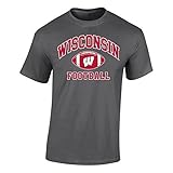 Wisconsin Badgers TShirt Heather Gray