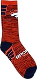 Denver Broncos Jolt Promo Socks, Large