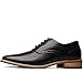OUOUVALLEY Men's Brogue Oxford Modern Lace Up Leather Lined Dress Shoes