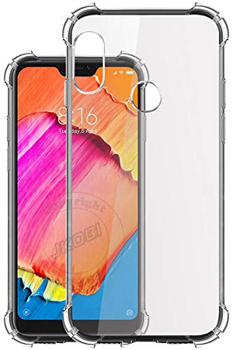 Jkobi Silicone TPU back cover for Xiaomi Mi Redmi 6 Pro - Transparent