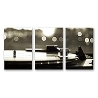 3 Piece Canvas Wall Art Microphone Canvas Prints Home Artwork Decoration for Living Room,Bedroom - 16