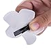 Mudder 24 Pieces Hawaiian Plumeria Flower Hair Foam Hawaii Hair Clips (2.4 Inch)