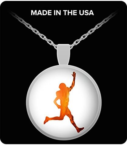Tennessee Football Lover Round Pendant Necklace