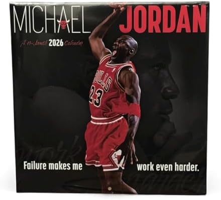 Amazon.com: 2026 Michael Jordan Wall Calendar: 9798888285954