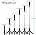 WONGYEAH Selfie Stick Tripod Bluetooth, Extendable Selfie Stick with Wireless Remote for iPhone X/8/8 Plus/7/7 Plus/6S/Galaxy S9/S9 Plus/Note 8/S8 /S8 Plus/Google Pixel & More (Black)