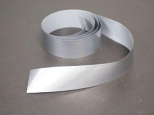 Lifekrafts High Visibility Silver 2 Meter Non Adhesive DIY Pack Sew on Reflective Safety Fabric