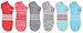 adidas Women's Superlite No Show Socks (6-Pair) -2020, Core Pink/Clear Aqua/Core Pink-Light Flash Red Spa, Medium