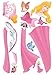 Roommates Rmk1466Gm Sleeping Beauty Peel & Stick Giant Wall Decal with Gems