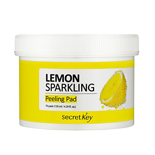 [SECRET KEY] Secret key Lemon Sparkling (Peeling Pad 70pads 130ml) - Peeling+Moisturizing at the same time/Korean Perfect Peeling, brightening, pore clean