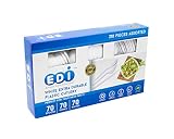 EDI White Disposable Plastic Cutlery Set (210 Count)
