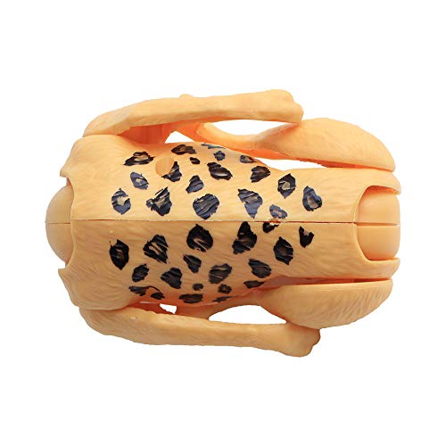 JDgoods Transform Simulation Leopard Toy Model Deformed Leopard Egg Collection Gift (Yellow) - Thumbnail 3