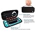 PuzzleK Slim Carrying Case for Nintendo Switch Lite, Portable Protective Hard Shell Travel Case for Switch Lite Console & Accessories, 10 Game Cartridge – Blackthumb 1