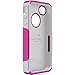 OTTERBOX COMMUTER SERIES Case for iPhone 4/4S - Retail Packaging - Hot Pink/White