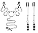 Clamps Chains Nipple Jewelry Non Piercing Clips One Pair Set