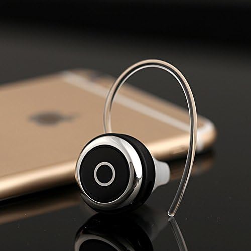 Bluetooth Headphones Earphones Wireless Fashion Stylish Mini Stereo earbuds earpods Handsfree Calling For Cell phones iPhone iPad Samsung Sony Lenovo HTC LG Xiaomi and Most Smartphones (Black)