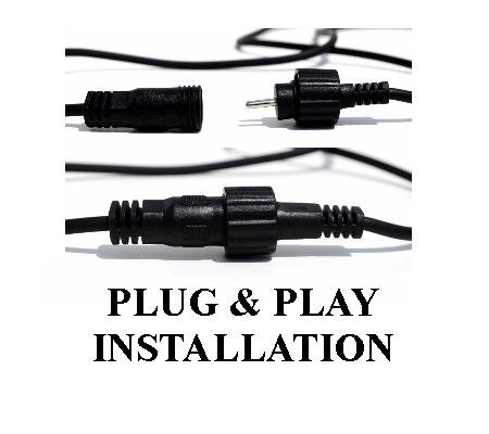 Direct Wire 10 Piece Set Deck Garden Landscape White LED Lights Kit - Thumbnail 6