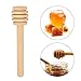 SUMERSHA 50 Pack 3 Inch Mini Wood Honey Dipper Sticks Server for Honey Jar Dispense Drizzle Honey Individually Wrapped Portable For Party Wedding Favors