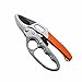 Morrita Ratchet Hand Pruning Shears Anvil Garden Clippers Tree Trimmers Secateurs Great for Weak Hands, 3/4″ Cutting Capacity (Orange)thumb 2