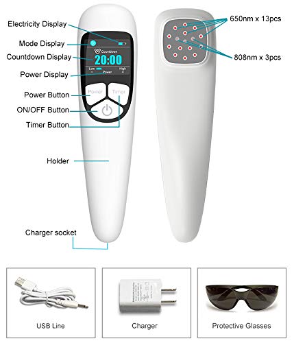 Red Light Device with Display, 4 Power/4 Timer - Thumbnail 6