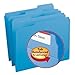 Smead File Folder, Reinforced 1/3-Cut Tab, Letter Size, Blue, 100 per Box (12034)