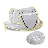 Instant Portable Breathable Travel Baby Tent, Beach Play Tent, Bed Playpen -Keep from Insects and Mosquitoes -Air Flowing and Enough Space for Babies -Super Light Weight Only 11 Oz -Blue