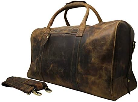 carry on leather duffle bag