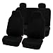 FH Group FB102BLACK114 Black 3D Air mesh Auto Seat Cover (Full Set) primary
