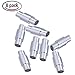 olyclass Inline Axle Aluminum Speed Spacer 8-Pack Spacers for 6mm Axles (Silver)