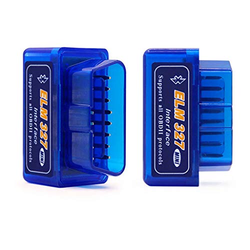 TADAMI Automobile Tester, New Mini ELM327 V2.1 OBD2 II Bluetooth Diagnostic Car Auto Interface Scanner (Blue)