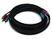 Monoprice 10ft 22AWG 3-RCA Component Video Coaxial Cable (RG-59/U) - Black primary