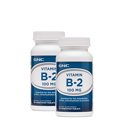 GNC Vitamin B-2 100 MG - Twin Pack