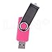 LHN® (Bulk 5 Pack) 2GB Swivel USB Flash Drive USB 2.0 Memory Stick (Pink)
