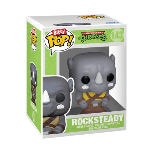 Funko Bitty POP! Teenage Mutant Ninja Turtles (TMNT) - Splinter, 4-Pack - Splinter, Raphael, Rocksteady and A Surprise Mystery Mini Figure - 0.9 Inch (2.2 Cm) Collectable - Gift Idea - Cake Topper