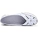 Boomboom Women Shoes, Soft Lady Flats Sandal Leather Ankle Casual Slipper Single Shoes White US 8