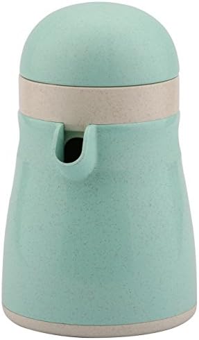 Katkitchen Manual Fruit Juicer Squeezer, Dome Lid Rotation Press Reamer Citrus Orange Apple Grapefruit Extractor Juicing Tool with Strainer and Container
