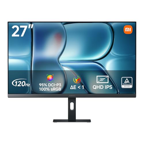 A27Qi 2026 27 Inch QHD 2K Monitor, 120Hz, HDR10, IPS, 100% sRGB, 95% DCI-P3, TÜV Hardware Low Blue Light Certification (2560 x 1440/HDMI 2.0/DP 1.4)