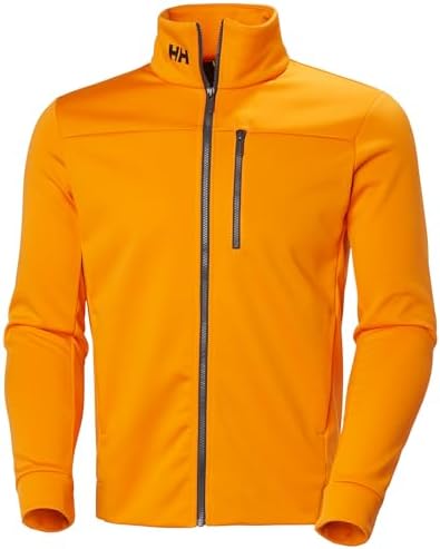 Herren Crew Fleece Jacket, Orange entzünden, L
