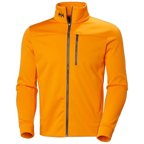 Men's Crew Fleece Jacket, Ignite Orange, L