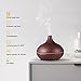 VicTsing 300ml Essential Oil Diffuser, Wood Grain Ultrasonic Aroma Cool Mist Humidifier for Office Home Bedroom Baby Room Study Yoga Spa (Brown)