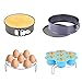 Fopurs Pressure Cooker Accessories Set, Compatible with Instant Pot 5,6,8 QT, Steamer Basket, Egg Bites Mold, Springform Pan, Egg Rack, 4 Cooking time Magnets, Dish Clip, Silicone Mitts and More