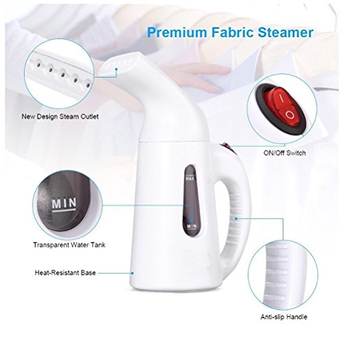 Yukey 110V 220V New Mini Steam Iron Handheld dry Cleaning Brush Clothes Household Appliance Portable Travel Garment Steamers - Thumbnail 3