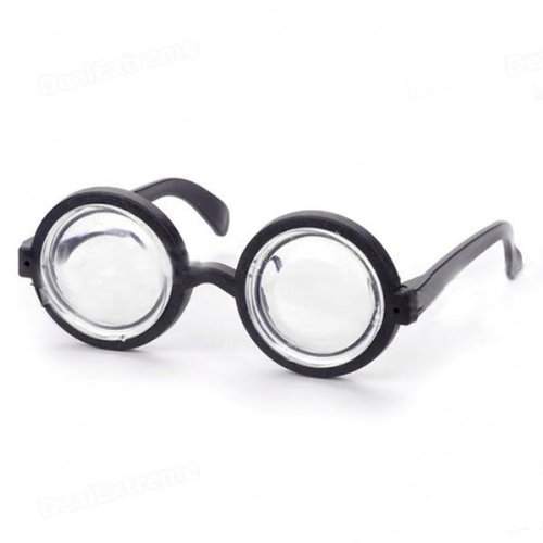 BestOfferBuy Funny Pretend Nerd Bookworm Harry Potter Cosplay Spectacles Glasses