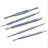 Dr Rogo Blackhead Remover Pimple Comedone Extractor Tool Best Acne Removal Kit -Blemish, Whitehead Popping, Zit Removing Dermatologist Grade Blemishes Surgical Extractor
