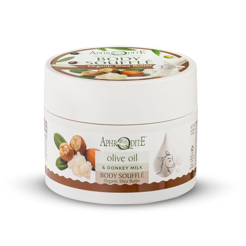 Aphrodite The Youth Elixir Body Soufflé - Body Moisturizer with Donkey Milk to Restore Moisture and Condition the Skin (200 ml / 6.76 fl oz)