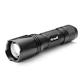 ThorFire TA13 LED Flashlight Torch Light with Zoomable Focus Adjustable Beam 3 Mode for Camping Hiking Cycling