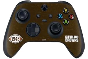 Skinit Decal Gaming Skin Compatible with Xbox Series X Controller - Officially Licensed NFL Cleveland Browns Alternate Distressed Design