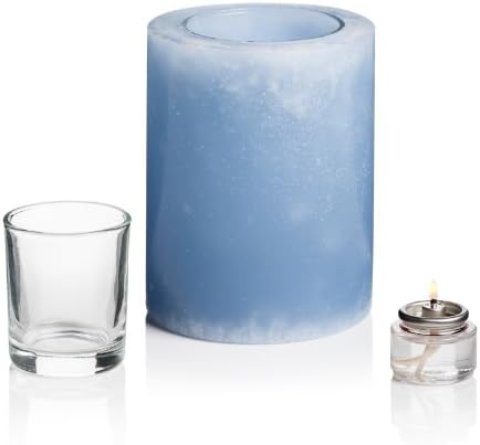 Stone Candles L5MC Cobalt Luminary Candle, 4-Inch by 5-Inch