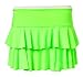 ZJ Clothes Women's Floricient Neon Jersey Mini Skirt