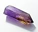 Amethyst Healing Crystal Wand Pointed & Faceted Prism Bar for Reiki Chakra Meditation Therapy Deco, Small gemstomes are Gifts (Colors May Vary Due Natural Properties)